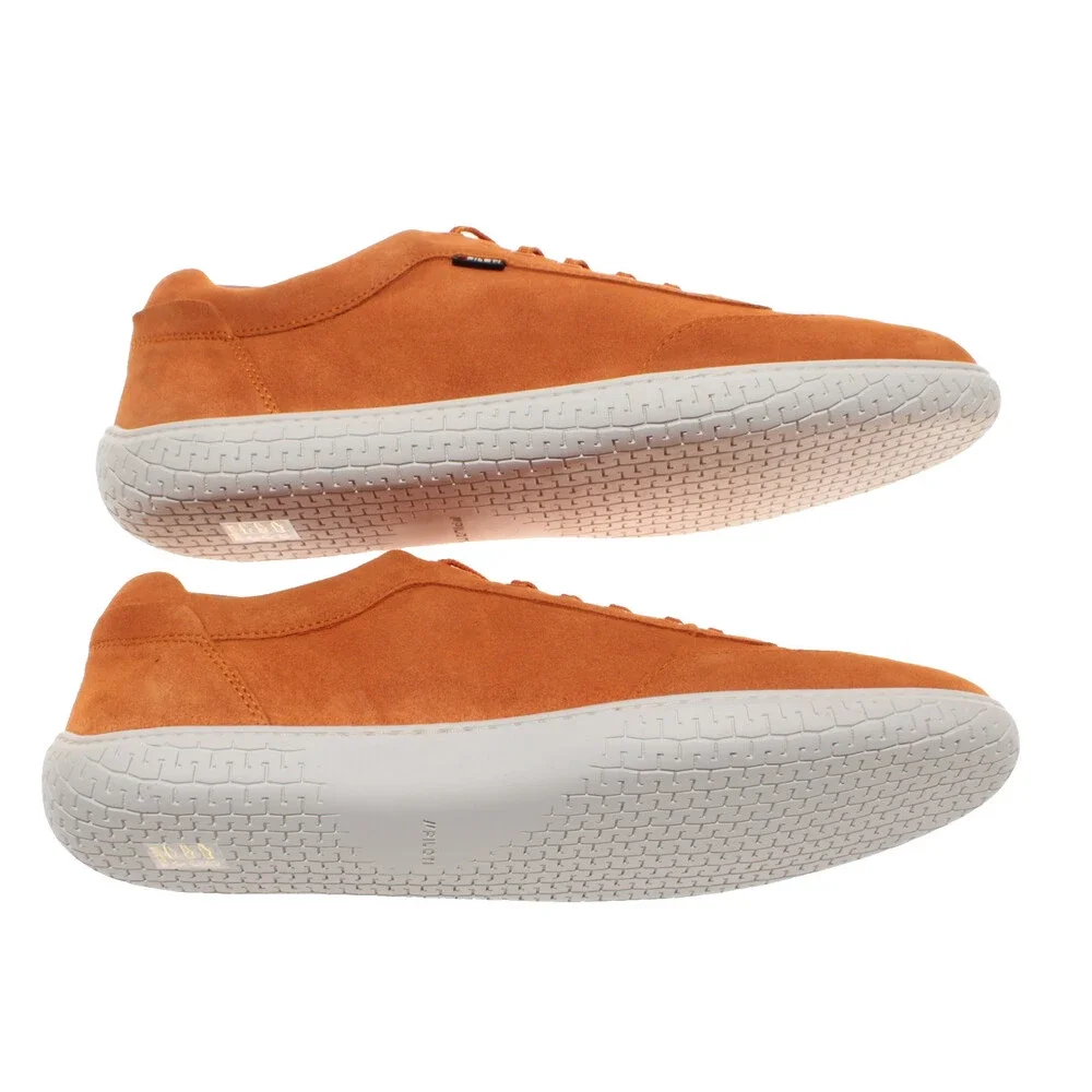 Piloti NWB Shift Lace Up Driving Sneakers Size 13 US in Orange Suede